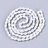 Electroplate Glass Beads Strands X-EGLA-S194-02A-B01-2