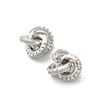 Brass Micro Pave Cubic Zirconia Charms KK-C107-02P-2