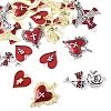16Pcs 8 Styles Alloy Enamel Pendants FIND-FS0003-88-3