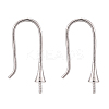 Rhodium Plated 925 Sterling Silver Earring Hooks STER-I016-101P-2
