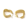 304 Stainless Steel Hoop Earrings for Women EJEW-B054-19G-04-2