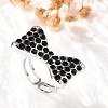304 Stainless Steel Open Cuff Rings for Women RJEW-F178-01P-01-1