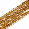 Electroplate Glass Beads Strands LS-EGLA-R048-2mm-24-1