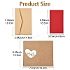 5 Bags Kraft Paper Greeting Cards AJEW-YW0001-50A-3