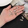 Tarnish Resistant Fishbone 201 Stainless Steel Pendants STAS-R071-19-4