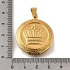 316 Stainless Steel Locket Pendants STAS-C123-04B-G-3