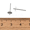 Anti-Tarnish 304 Stainless Steel Stud Earring Findings STAS-P370-01C-P-3