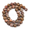 Natural Leopard Skin Jasper Round Bead Strands G-P072-45-10mm-3