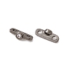 Rack Plating Brass Pave Clear Cubic Zirconia Connector Charms LS-KK-G433-04B-1