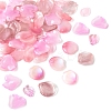 120Pcs 6 Styles Autumn Theme Two-Tone Transparent Glass Charms GLAA-FS0002-23-3
