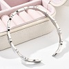 Bamboo Joint 304 Stainless Steel Bangles for Women BJEW-Z092-01P-4