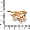 Bird Zinc Alloy Rhinstone Brooches JEWB-V001-04A-3