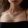 20Pcs 2MM Flat Faux Suede Cord Necklace Making with Findings NJEW-LP0007-08B-3