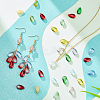 120Pcs 12 Colors Imitation Gemstone Glass Pendants GLAA-GA0001-49-5