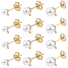 304 Stainless Steel Stud Earring Findings EJEW-SP0001-17M-7