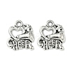 Cheerleader Megaphone Tibetan Style Alloy Pendants TIBEP-NH0001-01B-AS-1