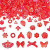 182Pcs 100G Transparent Acrylic Beads OACR-TA0003-66D-1