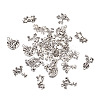  Tibetan Style Alloy Frog Shape Pendants & Rhinestone Settings TIBEP-TA0002-34AS-RS-4