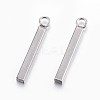 Tarnish Resistant 201 Stainless Steel Pendants STAS-L214-08P-1