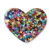 Acrylic with Paillettes Pendants MACR-M028-02A-1