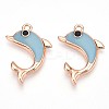 Alloy Enamel Pendants ENAM-T022-05A-1