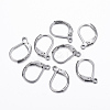 Tarnish Resistant 304 Stainless Steel Leverback Earring Findings LS-STAS-H376-100-1
