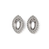 304 Stainless Steel Rhinestone Cabochon Settings STAS-G356-04P-02-1