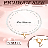 1Pc Brass Clear Cubic Zirconia Letter Pendant Necklaces NJEW-LP0001-32V-2
