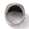 Viking 304 Stainless Steel Vegvisir Wide Finger Rings for Mens RJEW-U005-21A-03-3