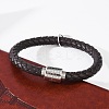 Braided Microfiber Leather Cord Bracelets BJEW-D304-13P-01-5