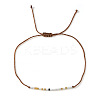 Adjustable Glass Seed Bead Bracelets UW8577-2-1