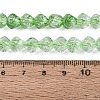 Crackle Transparent Glass Beads Strands GLAA-N068-02A-05-5