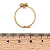 Adjustable 304 Stainless Steel Enamel Cuff Rings for Women LS-RJEW-B152-01G-02-6