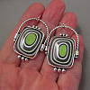 Alloy Enamel Dangle Earrings FS-WG6E131-13-1