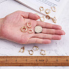 Fashewelry 14Pcs 7 Styles Brass Hoop Earrings KK-FW0001-07-13