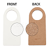 Unfinished Natural Wood Door Knob Hangers DIY-CN0001-16-5