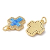 Rack Plating Brass Micro Pave Clear Cubic Zirconia Pendants KK-P268-12A-G-3