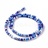 Handmade Polymer Clay Beads Strands CLAY-R089-3mm-001-3