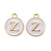 Golden Plated Alloy Charms X-ENAM-S118-01Z-1