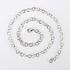 304 Stainless Steel Cable Chain Necklaces MAK-N016-04P-2