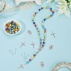 DIY Rosary Bead Jewelry Making Finding Kits DIY-SC0031-64-4