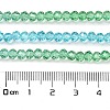 Transparent Painted Glass Beads Strands X1-DGLA-A034-T3mm-A17-3