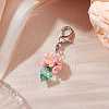 Resin & Glass Beaded Pendant Decorations HJEW-MZ00168-05-1