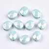 Spray Painted Acrylic Beads MACR-T037-08C-1