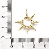 Brass Micro Pave Cubic Zirconia Pendants LS-KK-Q035-07G-3