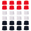 24Pcs 3 Colors Tennis Racket Handle Elastic Rubber Ring FIND-GF0004-51-1