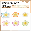 12Pcs 6 Colors Resin Pendants RESI-LP0001-59-2