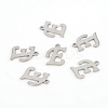 Non-Tarnish 201 Stainless Steel Pendants STAS-L244-04E-P-1