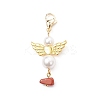 Angel Shell Pearl Pendant Decoration HJEW-JM03440-4