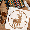 PET Hollow Out Drawing Painting Stencils DIY-WH0391-0484-3